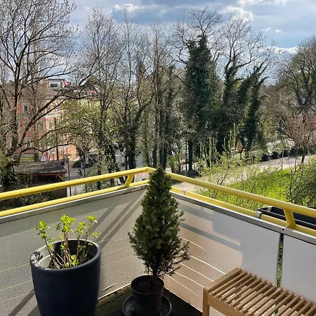 Modernes Designer Mit Balkon 5 Min Zum Oktoberfest & Apartamento Múnich